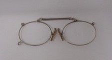 Ancienne lunettes extensible - Pince nez - Lorgnon ancien en métal 1920's