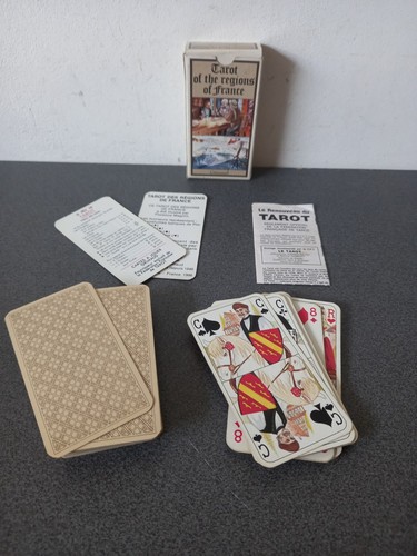 Vintage jeu tarot des - jeu, de