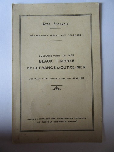 Ancienne brochure france - ancienne,