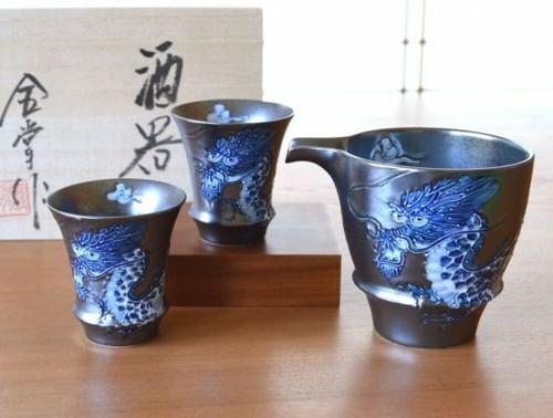 Arita yaki porcelaine - porcelaine, sake