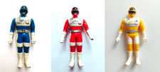  Lot 3 figurines BIOMAN Sofubi Vinyl - Bandai 1984