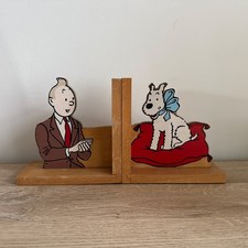 Serre Livre Tintin Et Milou - Bois - Vilac Hergé