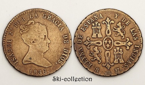 Maravedis 1836 - 8, (segovia)