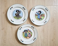 HANSI ALSACE - LONGCHAMP VILLEROY ET BOCH - ASSIETTE FILLETTE COLLECTION (24 CM)