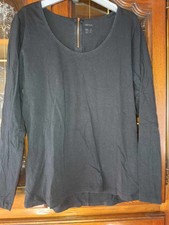 Haut noir, Esmara, taille