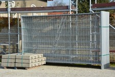 Clôture de construction 49 lfm clôture mobile avec pied en béton + collier