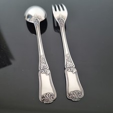 BOULENGER Couvert en Métal Argenté Style Louis XV Fourchette Cuillère A Soupe