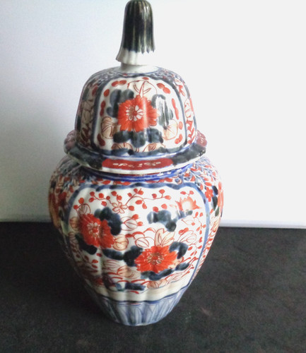Pot couvert imari - pot,