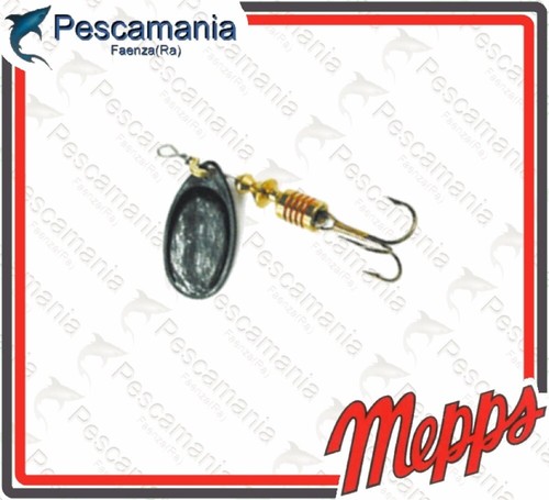 Mepps spoon aglia black - mepps,