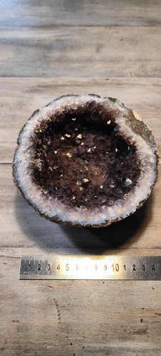 Géode quartz fumé - fumé, origine