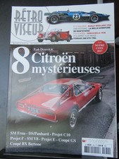 Magazine RETROVISEUR N° 329	janv-17	Citroën mysterieuses : SM Frua C10 SM V8 Cou
