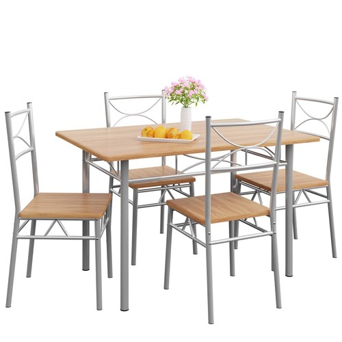 Ensemble table chaises 5 - et,