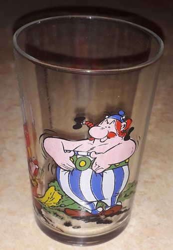 Verre moutarde asterix - moutarde,