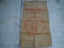 PHOSAMO Riche, grand sac en jute de la Cie Bordelaise des produits chimiques