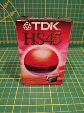 Cassette Vierge pour Camescope VHS-C TDK HS 45 - VHS C Neuf