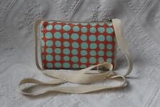 Sac de jour, aqua sur orange 