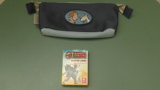 Lot tintin, jeu de carte très bon état + trousse