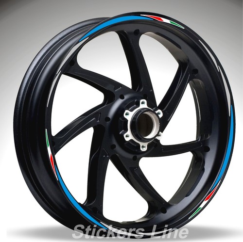 Autocollants roues moto bandes - roues,