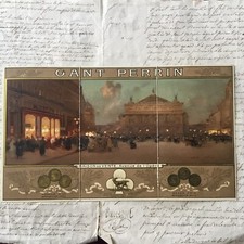 Gant PERRIN Luigi Loir Dépliant Publicitaire 1900 Façade Magasin Opéra Paris