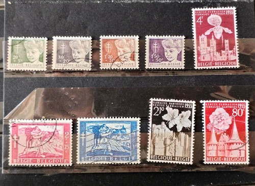 Lot26085 timbres belgique - 9,