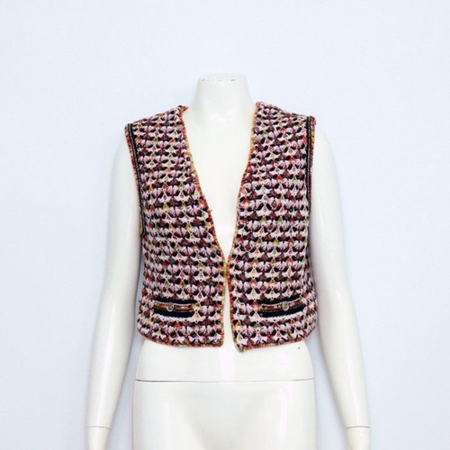Chanel gilet femme - chanel, multicolore