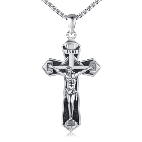 Crucifix collier pour homme - homme, et