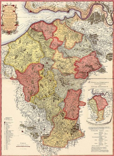 Reproduction carte ancienne - ,