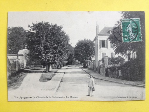 Cpa bourgogne ecrite 1908 - cpa,