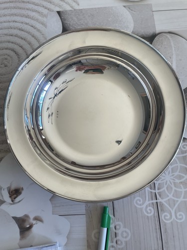 Plat métal argenté lancel - plat,
