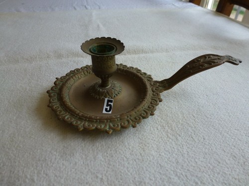 Ancien bougeoir bronze rat - ancien, en