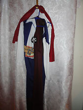 BOYS "PIRATES OF THE CARIBBEAN" HALLOWEEN COSTUME W/BELT/EYE PATCH -SIZE 4-6