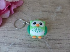 Porte Clés Hibou Chouette Verte - Cadeau Fête Anniversaire - Bijoux des Lys