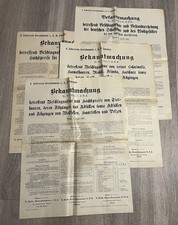 4 Affiches WWI Allemandes 1917