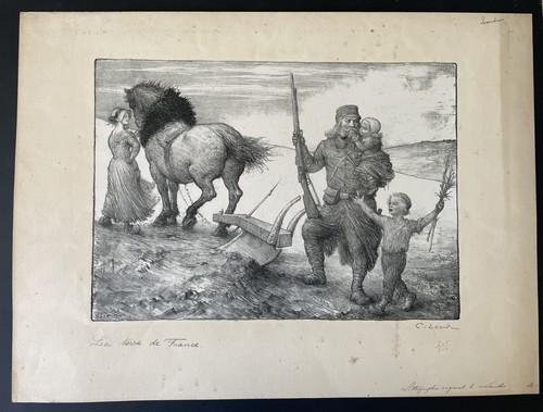 Grande lithographie originale