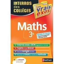 Livre Interros des Collèges Maths 3e