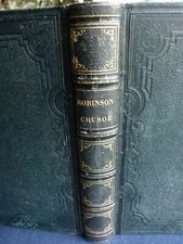 AVENTURES DE ROBINSON CRUSOE DIDIER 1845  Mme. TASTU NOTICES GRAVURES 