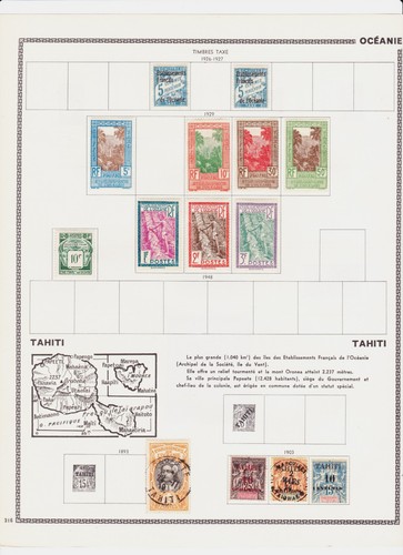 Superbe collection timbres efo - collection,