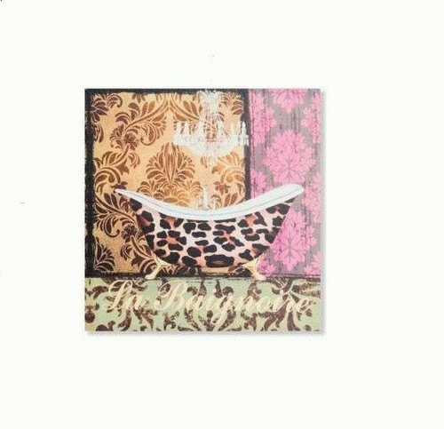 Cadre toile tableau baignoire - toile,