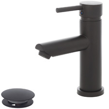 Robinet Lavabo Noir Mat
