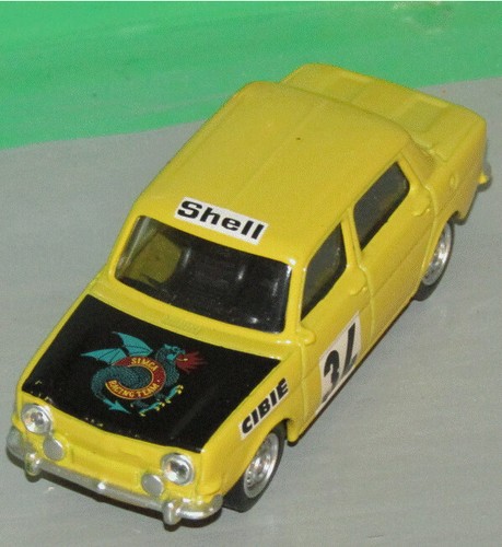 Simca rallye norev - 2, inches