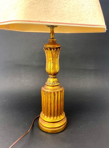 Pied lampe bois - pied, de