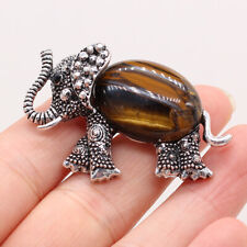 Broche Eléphant  Pierre