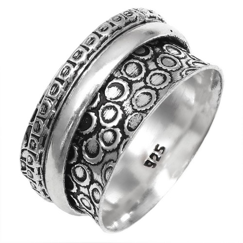 Bague toupie argent - bague, pour