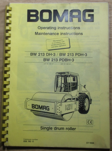 Bomag bw213dh3 bw213pdh3 - bomag,