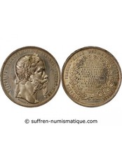 Italie Victor-Emmanuel II - Médaille Étain 1859 Turin - Indépendance Italienne