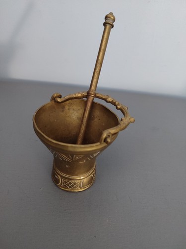 Ancien sceau mortier pilon - et,