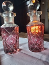  2 flacon parfum ancien Rose 