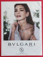 Publicité de Presse:  Bijoux BULGARI Rome Italie et Produits  Sac LOEWE