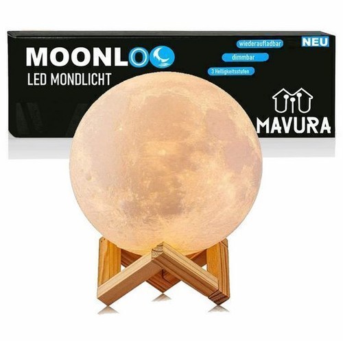 Moonloo lune mondlampe led - lune,