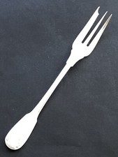 GRANDE FOURCHETTE A SERVIR signé CHRISTOFLE modèle VENDOME COQUILLE 25,2 cm